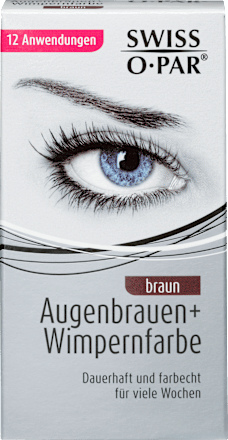 Augenbrauen- und Wimpernfarbe braun Swiss-o-Par