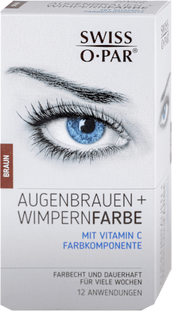 Farba za obrve i trepavice - braon SWISS O PAR