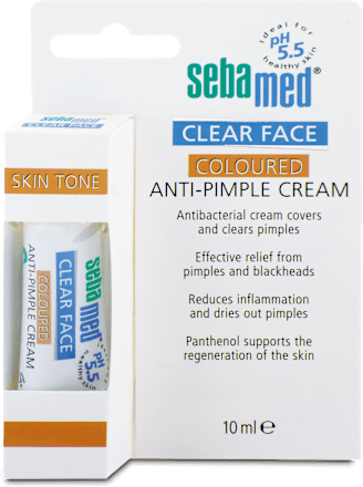 Tónovací krém proti akné Clear Face sebamed