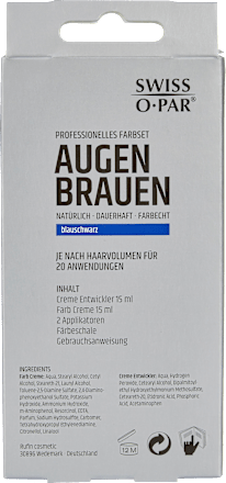 Augenbrauenfarbe Blauschwarz Swiss-o-Par