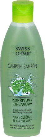 kopřivový šampon na vlasy Swiss-o-Par