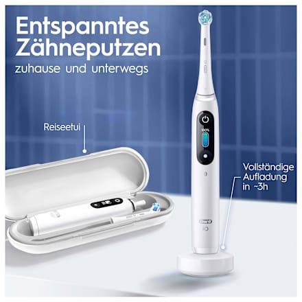 Elektrische Zahnbürste iO Series 8N White Alabaster Oral-B