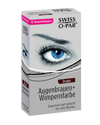 Vopsea profesională pentru gene și sprâncene maro SWISS O PAR