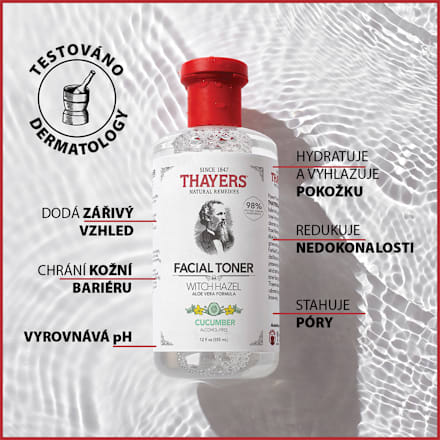 pleťové tonikum Cucumber THAYERS