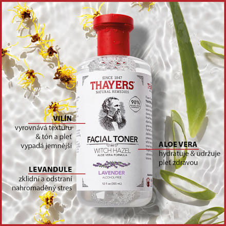 pleťové tonikum Lavender THAYERS