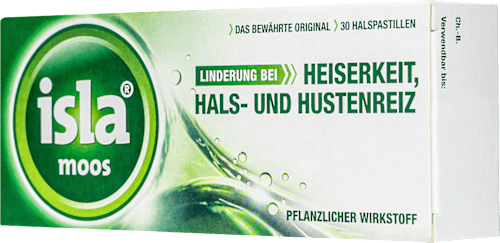 Heiserkeit, Hals- und Hustenreiz Pastillen isla