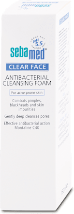 CLEAR FACE - antibakterijska pena  sebamed