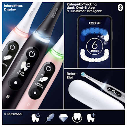 Elektrische Zahnbürste iO Series 6 Grey Opal Oral-B