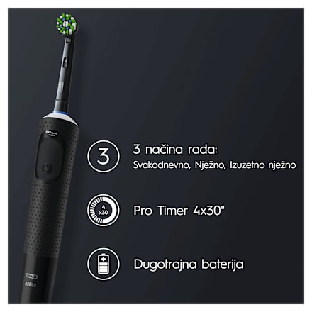 Vitality Pro električna četkica za zube Black Oral-B