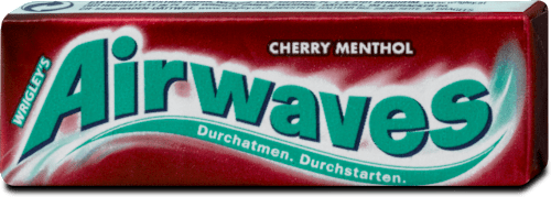 Kaugummi Cherry Menthol Airwaves
