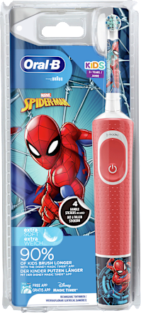 Elektrische Zahnbürste Kinder Spiderman, ab 3 Jahren Oral-B