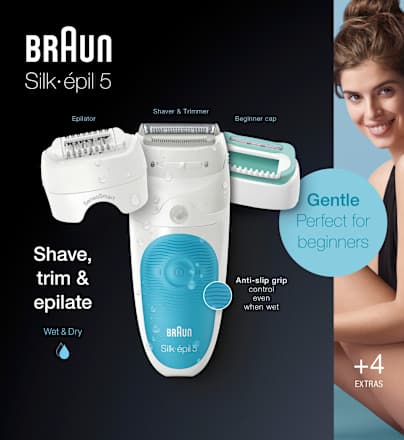 Silk-épil 5 Rasieren, Trimmen & Epilieren Braun