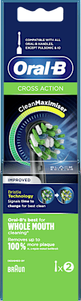 Накрайници Cross Action за електрическа четка за зъби Oral-B