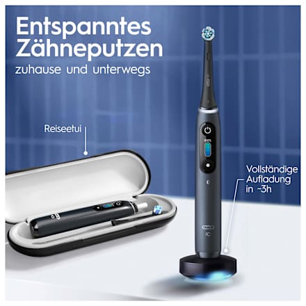 Elektrische Zahnbürste iO Series 8 Black Onyx Oral-B
