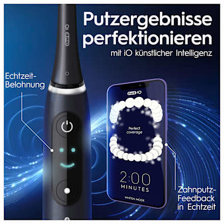Elektrische Zahnbürste iO Series 8N Black Onyx Oral-B