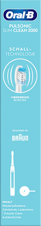 Pulsonic Slim Clean 2000 elektrische Schallzahnbürste weiß Oral-B
