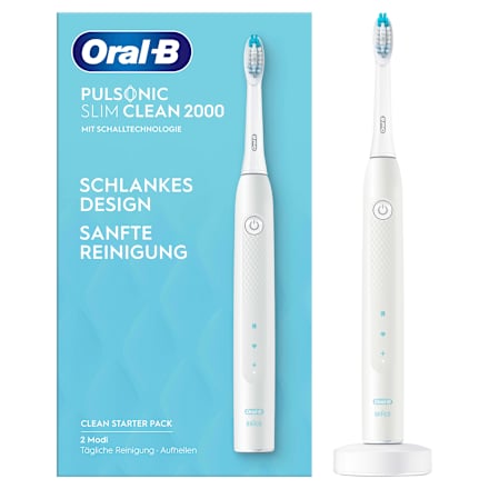 Pulsonic Slim Clean 2000 elektrische Schallzahnbürste weiß Oral-B