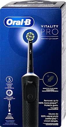 Elektromos fogkefe Vitality Pro Protect X Clean, fekete Oral-B