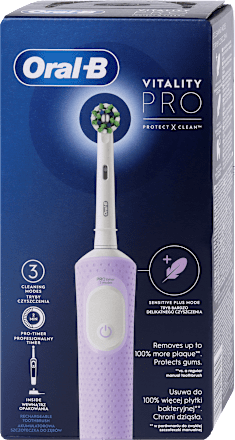 Elektromos fogkefe Vitality Pro Protect x Clean, lila Oral-B