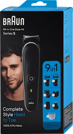 Holiaci strojček a zastrihávač 9v1 All-in-One Style Kit Series 5 MGK5420 Braun