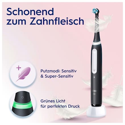Elektrische Zahnbürste iO Series 4 Matt Black Oral-B
