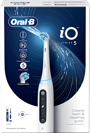 iO Series 5 električna četkica za zube Matte White Oral-B