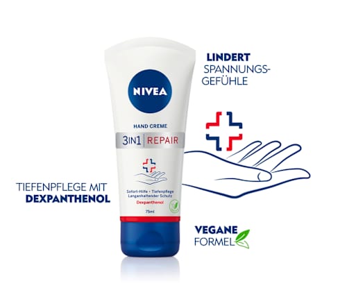 Handcreme 3in1 Repair NIVEA