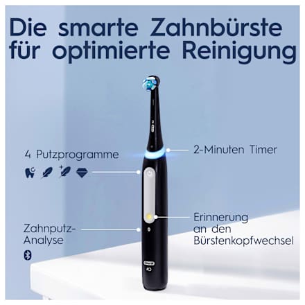 Elektrische Zahnbürste iO Series 4 Matt Black Oral-B