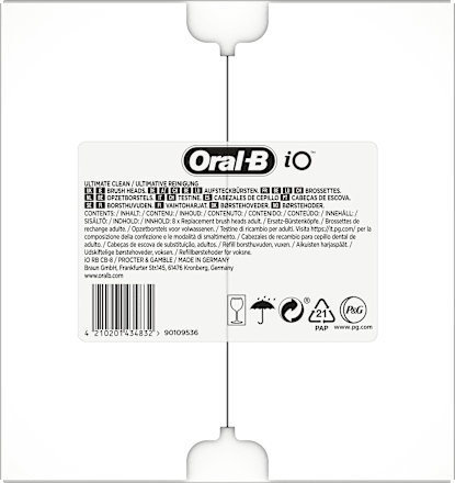 Aufsteckbürsten iO Ultimative Reinigung schwarz Oral-B