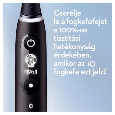 Elektromos fogkefe iO6 Black Lava Oral-B