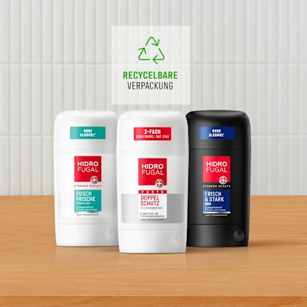 Antitranspirant Deostick Doppelschutz Hidrofugal