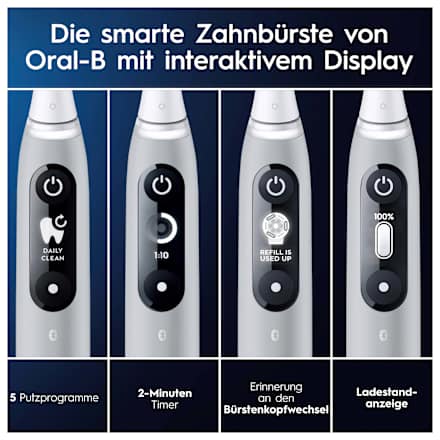 Elektrische Zahnbürste iO Series 6 Grey Opal Oral-B