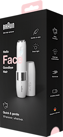 Hello Face Goodbye Hair mini epilator za lice Braun