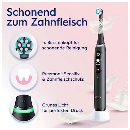 Elektrische Zahnbürste iO Series 6 Grey Opal Oral-B