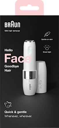 Hello Face Goodbye Hair mini epilator za lice Braun