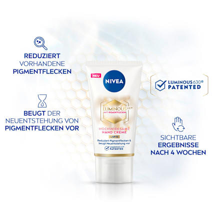 Handcreme Luminous Anti Pigmentflecken, LSF 15 NIVEA