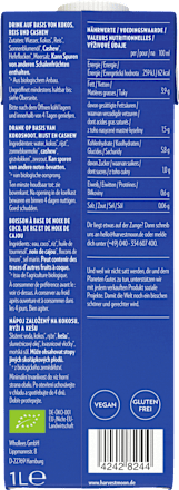 Pflanzendrink, Milk Alternative Extra Creamy, 3,9 % Fett HARVEST MOON