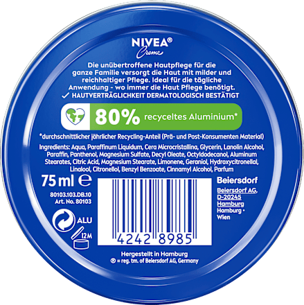 Gesichtscreme in der Dose NIVEA