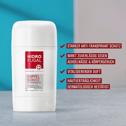 Antitranspirant Deostick Doppelschutz Hidrofugal