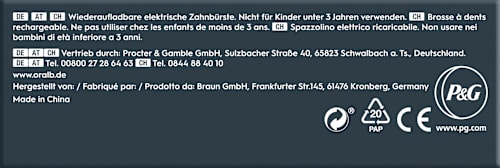 Elektrische Zahnbürste Pulsonic Slim Clean 2000 Schwarz Oral-B