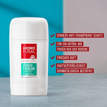 Antitranspirant Deostick Dusch Frische  Hidrofugal