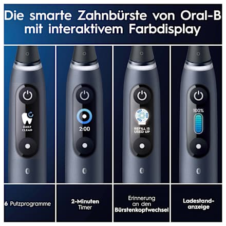 Elektrische Zahnbürste iO Series 8 Black Onyx Oral-B