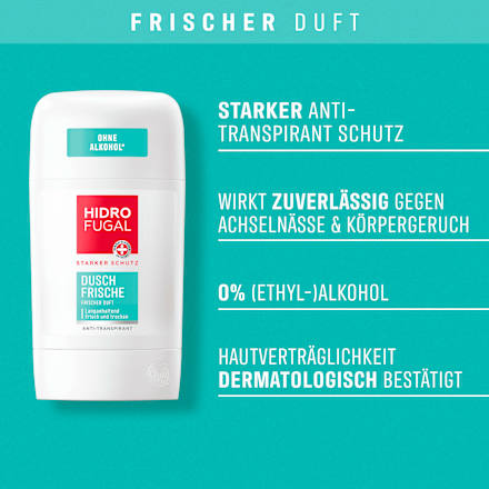 Antitranspirant Deostick Dusch Frische  Hidrofugal