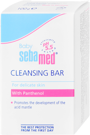 Detské tuhé mydlo sebamed baby