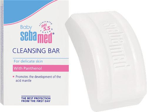 Detské tuhé mydlo sebamed baby