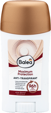 Tuhý anti-transpirant Maximum Protectection 96h deo ochrana Balea