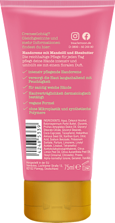 Handcreme lazy times mit Mandelöl & Sheabutter treaclemoon