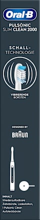 Elektrische Zahnbürste Pulsonic Slim Clean 2000 Schwarz Oral-B