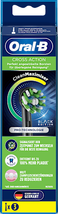 Aufsteckbürsten Cross Action Black Oral-B
