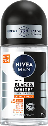 Black & White Invisible deo roll-on NIVEA MEN